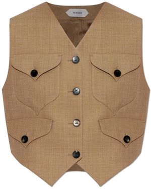 Versace Vests - Natural