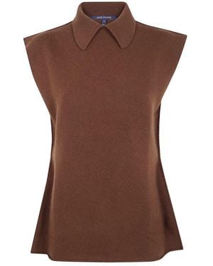 Sofie D'Hoore Sleeveless Strickware - Braun