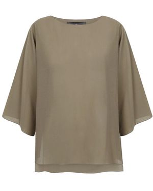 Cortana Oversized Tops - Natural