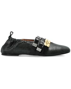 Ganni Ballerina Shoes - Black