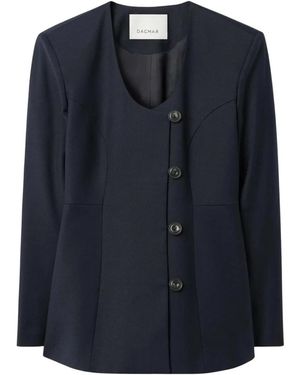 Dagmar Jassen ,Blauw ,Wol Sb Collless Blazer
