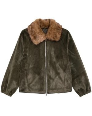 Betta Corradi Faux Fur & Shearling Jackets - Green