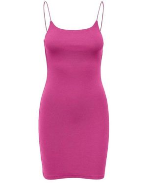 ONLY Kleedjes ,Roze ,Katoen Elegante Jurk Voor Junioren