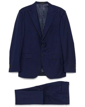 Corneliani Single Breasted Suits - Blue
