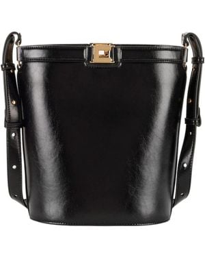 Elisabetta Franchi Bucket Bags - Black