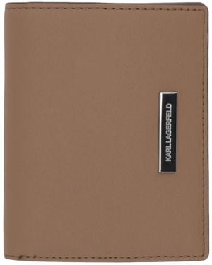 KARL LAGERFELD Ikon Wallet - Braun