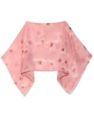 Ottod'Ame Poncho - Roze
