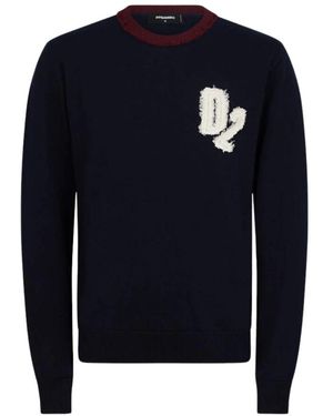 DSquared² D2 Wol Trui - Blauw
