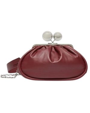 Weekend by Maxmara Tassen ,Rood ,Milvanew Clutch - Bruin