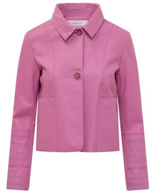 Bully Leather Jackets - Rosa
