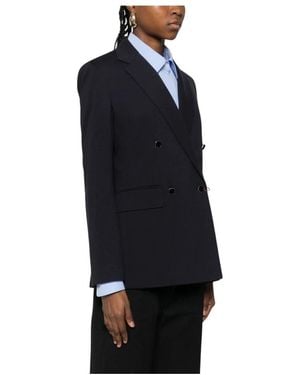 Max Mara Jassen ,Blauw ,Blazers - Zwart