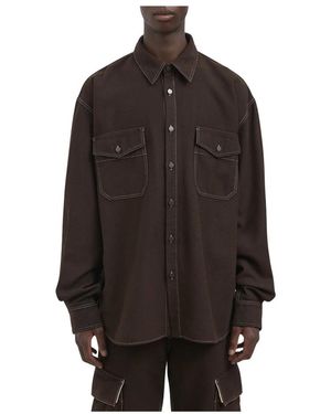 Uma Wang Casual Shirts - Brown