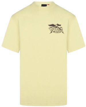 Deus Ex Machina Tops ,Geel ,Katoen Claw Some Whizz T-Shirt