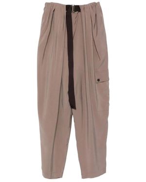 Alysi Wide Pants - Brown