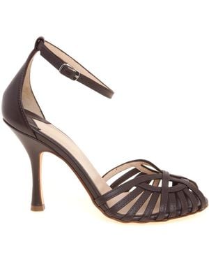 Anna F. High Heel Sandals - Metallic