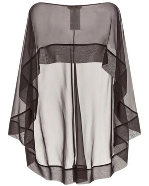 Alberta Ferretti Silk Scarves - Brown