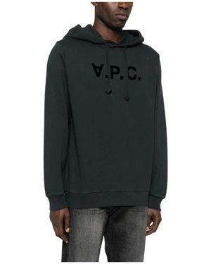 A.P.C. Hoodies - Black