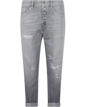 Dondup Cropped Jeans - Gris