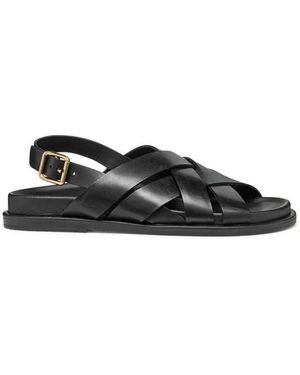 Geox Flat Sandals - Negro