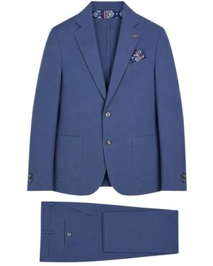 Bob Single Breasted Suits - Blu