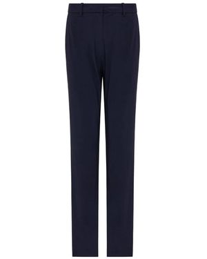 DUNO Broeken ,Blauw ,Klassieke Pantalone Cropped Broek