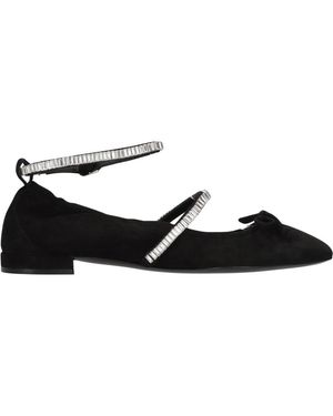 Stuart Weitzman Stefanie Ballet Flat - Zwart