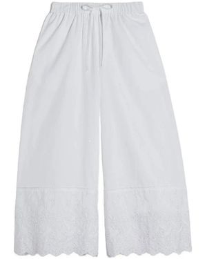 Simone Rocha Wide Trousers - White