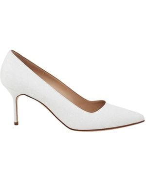 Manolo Blahnik Pumps - Blanco