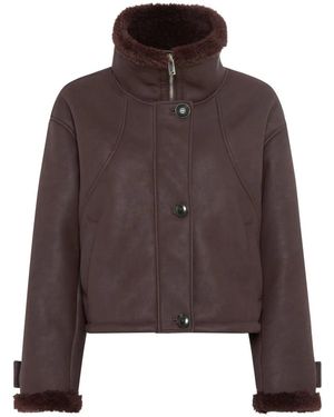 Fuchs & Schmitt Jacke Webpelz, Leistentaschen - Bruin
