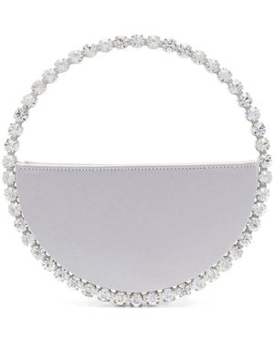 L'ALINGI Tassen ,Grijs ,Satijn Eternity Clutch - Wit