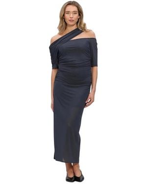 Copenhagen Muse Kleedjes ,Grijs ,Cmmejse Dress - Blauw