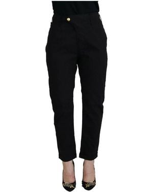CYCLE Schwarze baumwoll-stretchhose