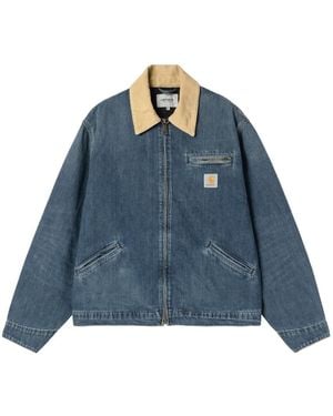 Carhartt Og Detroit Jacket - Blau