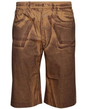 Acne Studios Korte Broeken ,Bruin ,Long Shorts