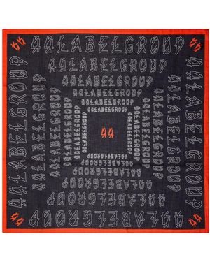 44 Label Group Quadratisches Tuch - Schwarz