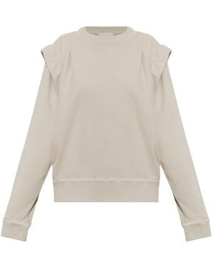 Isabel Marant Hoodies & Sweatvesten ,Katoen Soldy Sweatshirt - Grijs