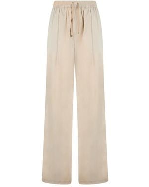 Herno Wide Trousers - Neutro