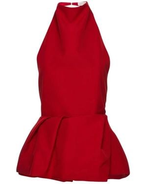 Magda Butrym Sleeveless Tops - Rojo