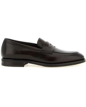 Santoni Gregor Penny Loafer - Schwarz