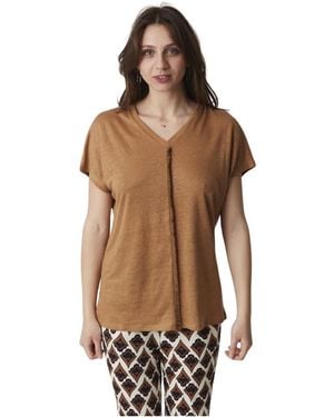 Alpha Studio T-Shirts - Brown