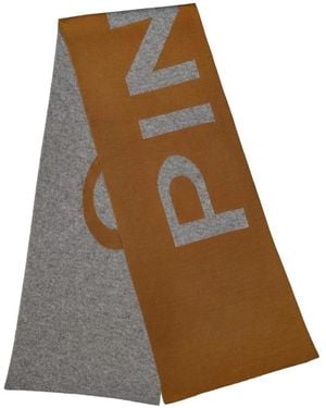 Pinko Accessoires ,Bruin ,Wol Serbia Sjaal