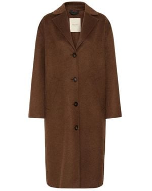 Part Two Single-Breasted Coats - Marron