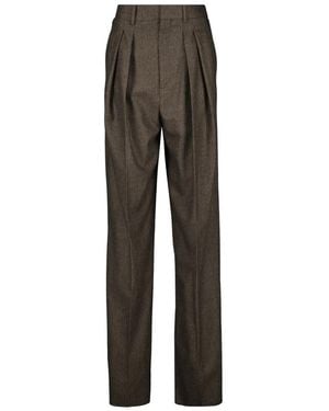Saint Laurent Wide Trousers - Grey