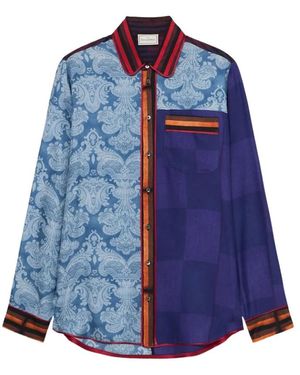 Pierre Louis Mascia Casual Shirts - Blauw