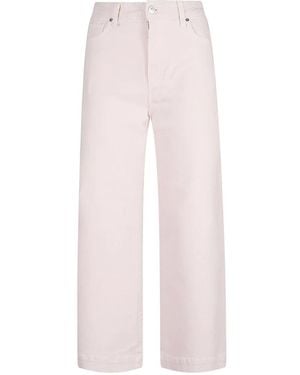 PAIGE Straight Jeans - Pink