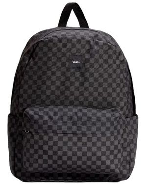 Vans Tassen ,Zwart ,Polyester Old Skool Check Rugzak