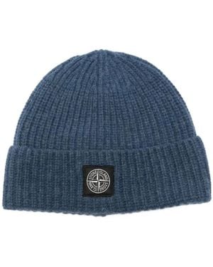 Stone Island Beanies - Blauw
