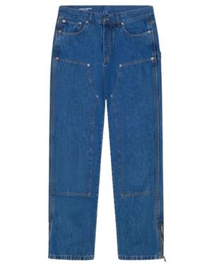 GARMENT WORKSHOP Double Knee Work Pants - Blau
