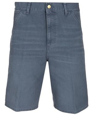 Carhartt Korte Broeken ,Blauw ,Katoen Broek