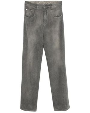 Ermanno Scervino Wide Jeans - Gris